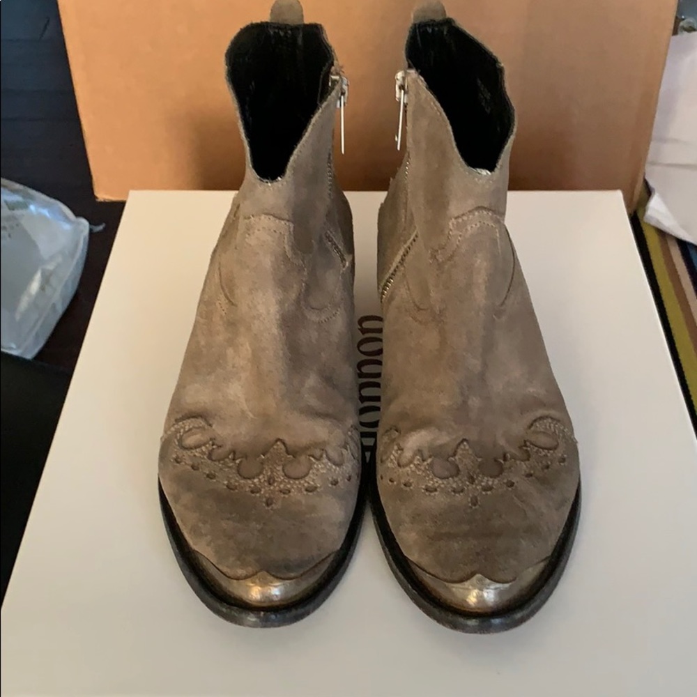 Golden Goose Suede Leather Ankle Boot